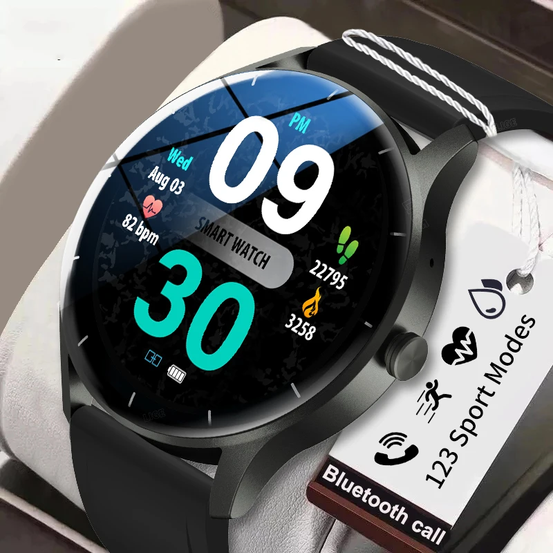 

Smart Watch Men 1.28 inch Full Touch Screen Sport Fitness IP68 Waterproof Smartwatch Men Women Bluetooth Call for Android IOS