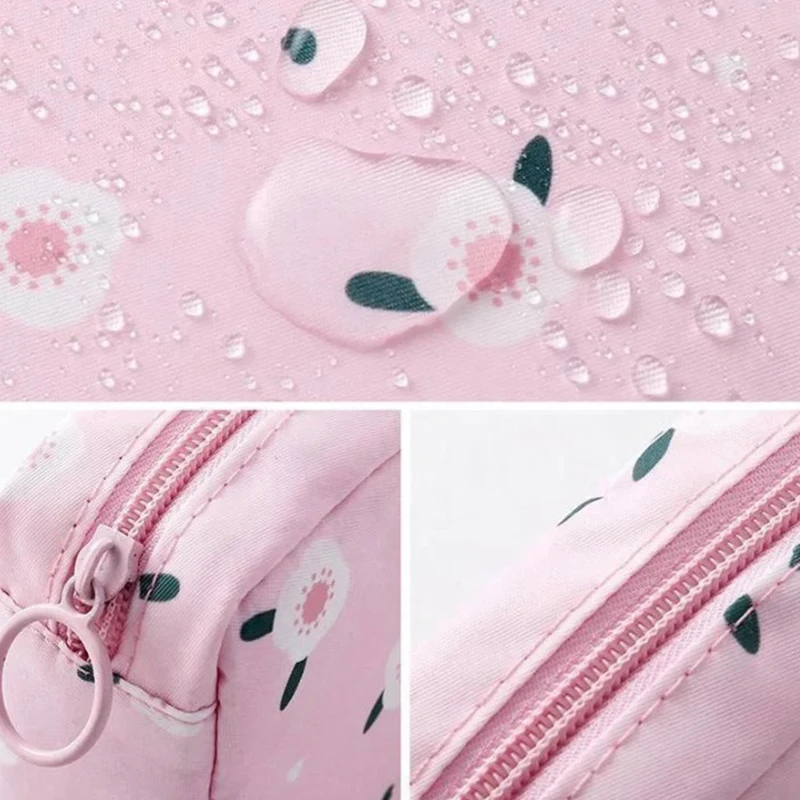 Frauen Sanitär Serviette Tampon Lagerung Tasche Tragbare Wasserdichte Organizer Tasche Cartoon-Muster Sanitär Serviette Tasche – Detail 6