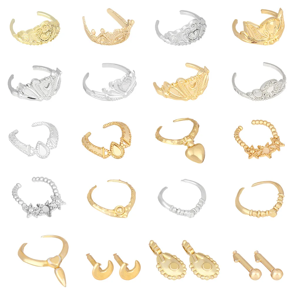 New Multistyles Doll Party Earring Necklaces Crowns Bracelet Girl Gift Toys Doll Colthes Decorations Jewelry Clothes Accessories