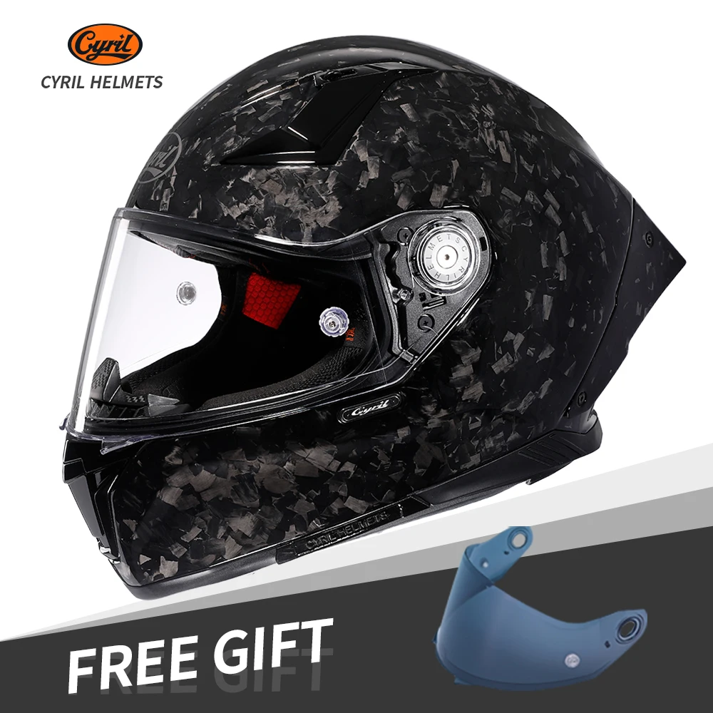

Safety Full Face Motorcycle Helmet DOT Certified ECE 2024 Cyril New Lightweight Comfortable Men's Moto Accessories Casco Helmets