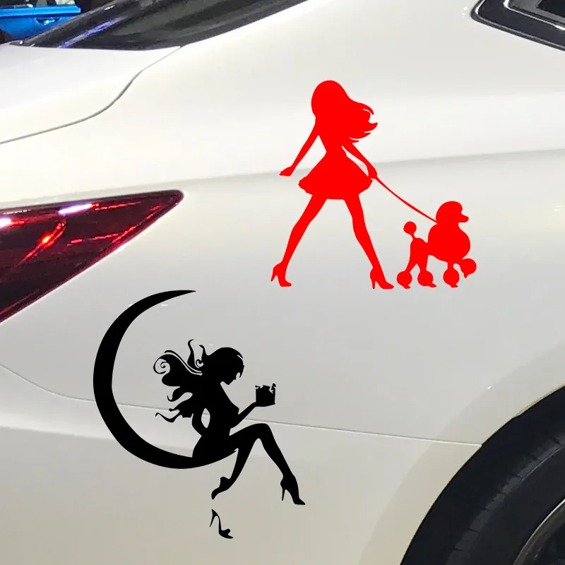 Creativity Sexy Girl Car Sticker For Car Door Fuel Tank Cap Side Window