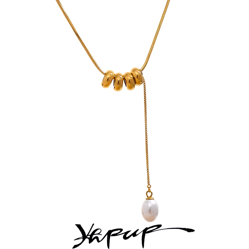 Yhpup Stainless Steel Necklace