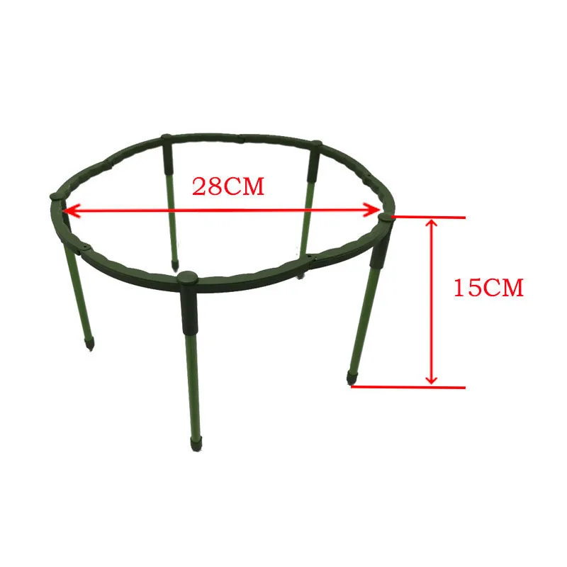 Description Picture 6 of item15cm 25cm Plastic Flower Plant Support Cage Plie Stand Holder Semicircle garden Green House Orchard Fixing Rod Bonsai Tool