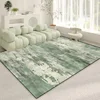 Light Luxury Green Decoration Rugs Living Room Abstract Carpets Home Sofa Area Foot Mat Washable Room Cloakroom Hallway Carpet 2