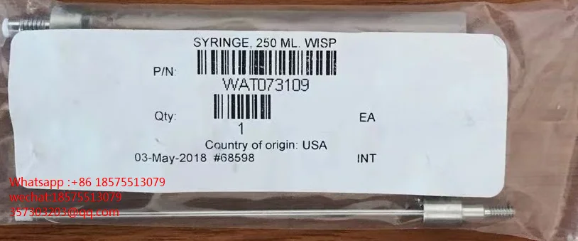 

Шприц для воды WAT073109 2695HPLC 250uL