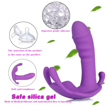 Women's Dildo Butterfly Vibrator Sex Toys for Women APP Remote Control Bluetooth Sexy Dildo Female Vibrators for Women 3