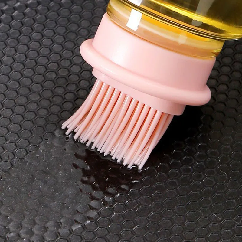 Glass Oil Dispenser Oil Brush for Cooking Baking Grilling glass oil bottle