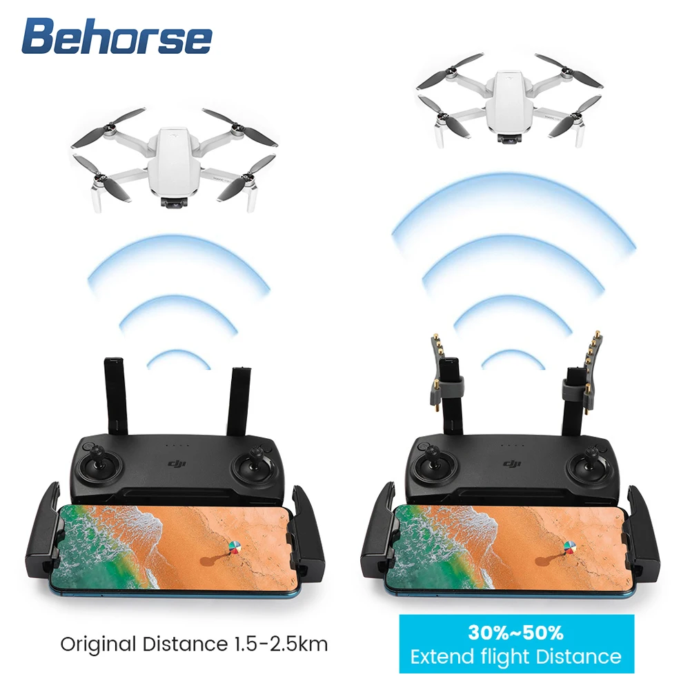 2Pcs DJI Mini SE Silicone Remote Control Antenna Range Extender