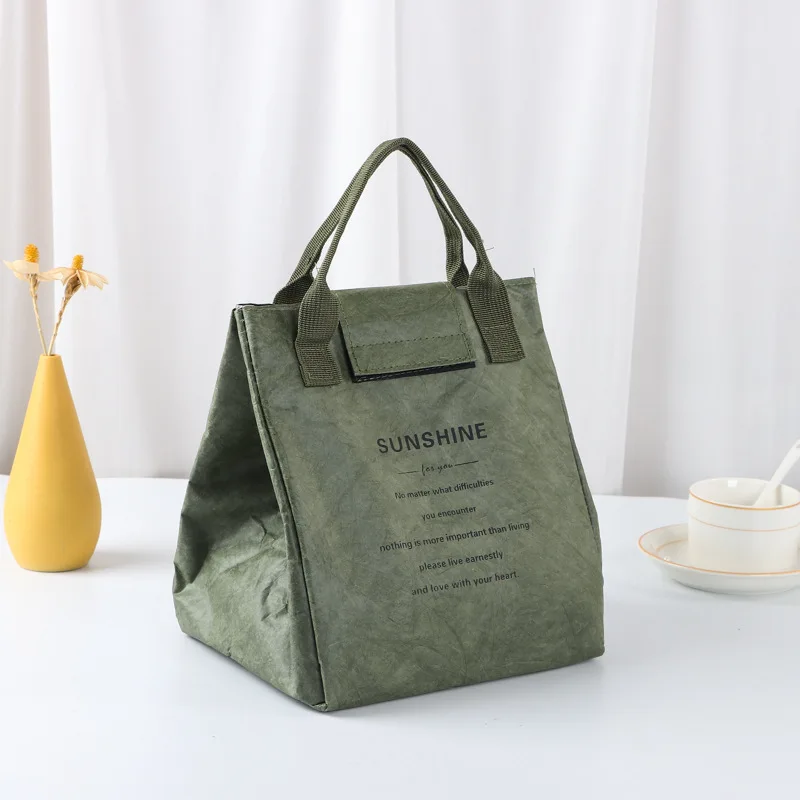 Waterproof Insulated Paper Lunch Bag – Extended and Thickened Aluminum Foil Lining, Jap... - SKU IPLB1807 - UGI Packaging