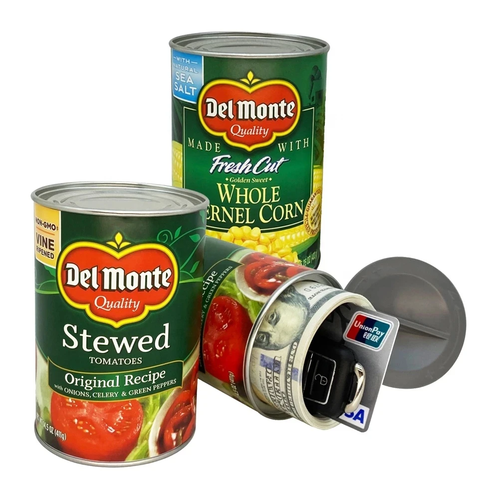Hidden Safe Compartment Diversion Safe Food Cans Secret Stash Hiding