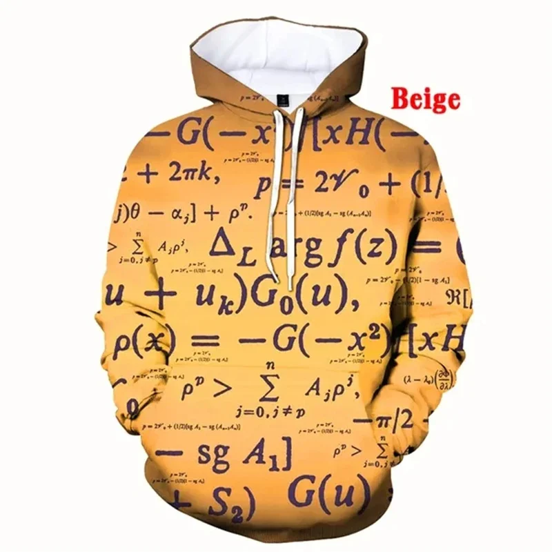 thumbnail image 1 of Sudadera con capucha de matemáticas divertida con estampado 3D para hombre, sudaderas de manga larga con patrón de ecuación, camisetas de calle de otoño, sudaderas holgadas con capucha, 1 of 4