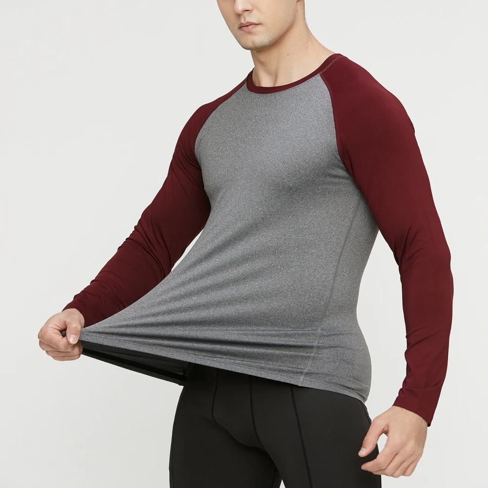 

Fitness Tight Long Sleeve Sport T shirt Men Compression Running T Shirt Training Jogging Shirts Gym Quick Dry Sportswear