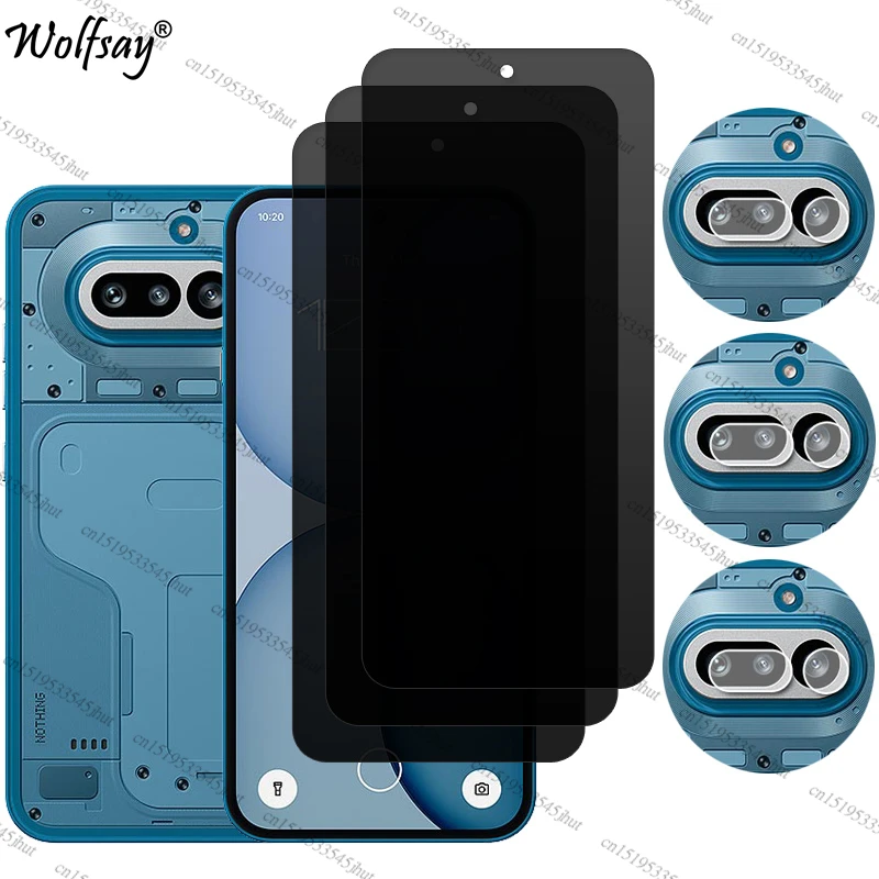 Anti-Spy Tempered Privacy Screen & Camera Protector Glass
