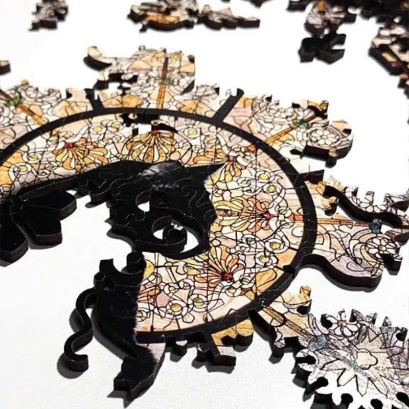 Cathedral Cat Alien Wooden Puzzle 372 High difficulty Adult Puzzle 3