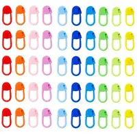 100-1000 pièces mélange de couleurs résine plastique petit Clip verrouillage point marqueurs Crochet loquet outils de tricot aiguille pince crochet outil de couture 4