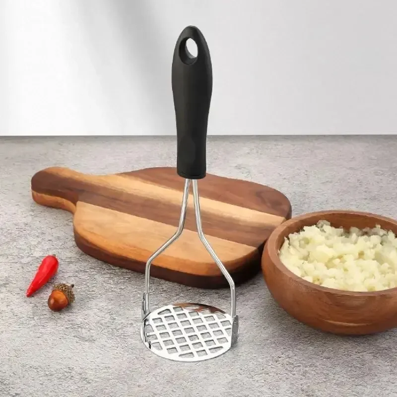 Stainless Steel Manual Potato Ricer Garlic Masher Creative Potatoes Pumpkin Sweet Potato Masher Kitchen Gadgets 1pc potato masher