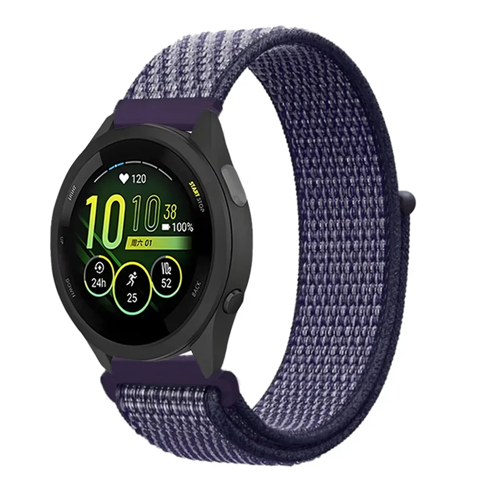 Nylon Braided Bracelet Band, 20mm 22mm Strap