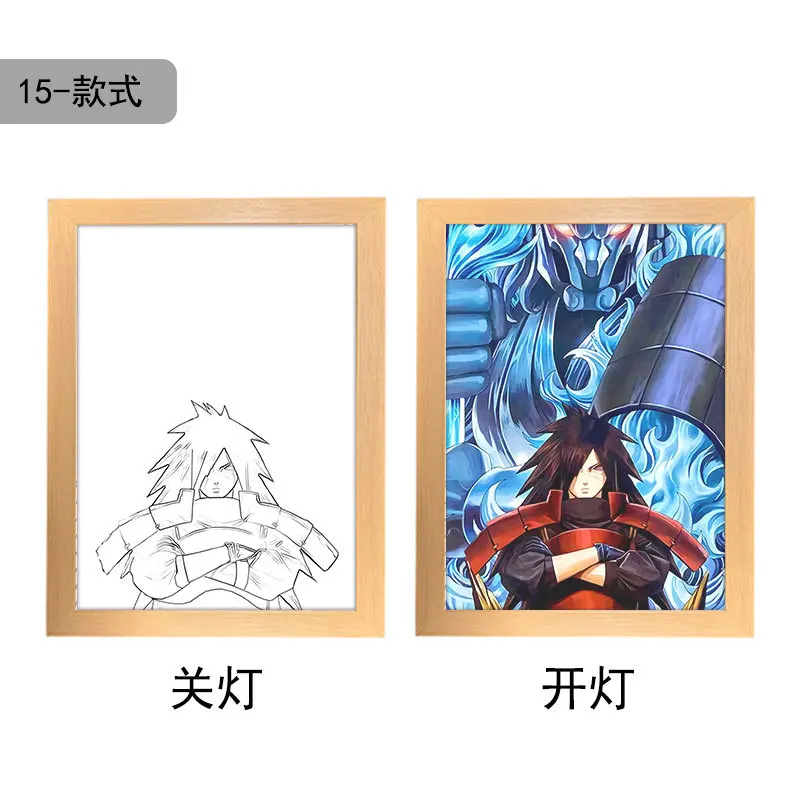 Naruto Anime Photo Frame Night Light Box