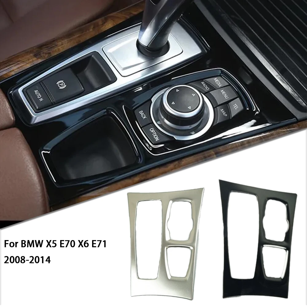 Garniture Centrale BMW X5 X6 E70 E71 E72 2007-2009 - Couvercle Boîte De Vitesses Multicolore - Décoration Intérieure LHD