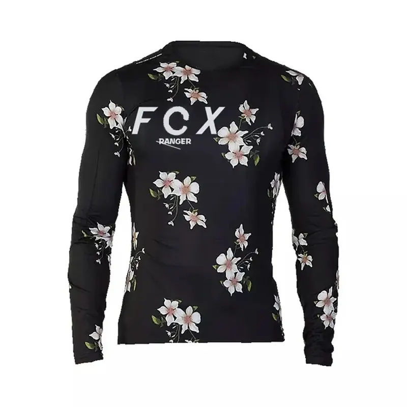 summertime， WOMEN Downhill Jerseys  FCX Mountain Bike MTB Shirts Offroad DH Motorcycle Jersey Motocross Sportwear Clothing Bike 2