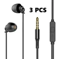 3PCS BLK NO MIC