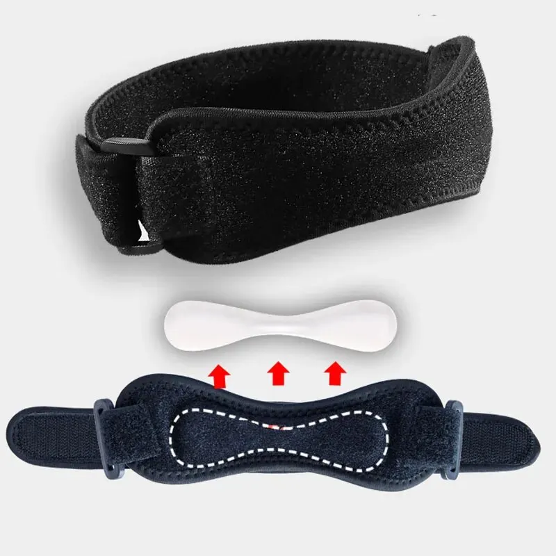Neopreene Knee Protector Brace Patella Support Strap Free Size Adult Run Use for Pain Relief Adjustable Patellar Tendon Band knee support,patellar band,knee brace,knee wraps