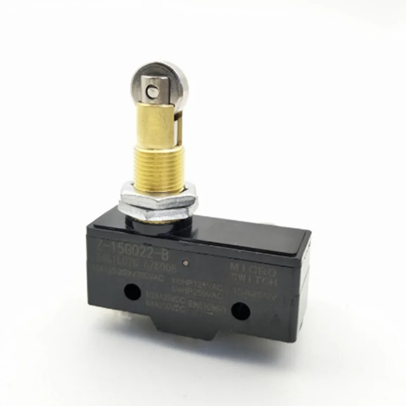 

1pcs 15A Z-15GQ22-B SPSD Panel Mount Roller Plunger Basic 1NO 1NC Limit Switch 12mm