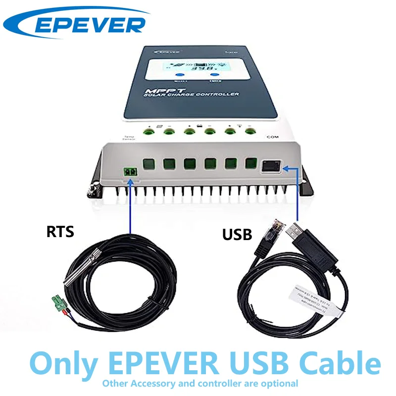 Cavo di comunicazione RS485 per controller di carica solare MPPT Epever DuoRacer