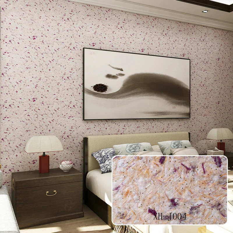 Ecological Wall Clothing Plant Fiber Paint Wall Decoration Self-Brushing Household Mud Instead Of Wallpaper Stickers