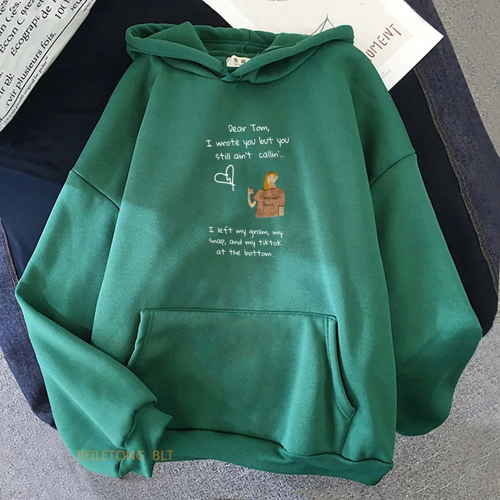 

TomMacdonald Facts Hoodies Funny Cartoon Graphic Print Sweatshirts with Pocket Hip Hop Streetwear Men/Women Clothing Spring Tops