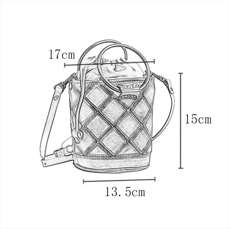 Fashion metal handle designer natural genuine leather stitching women's small handbag luxury real cowhide green shoulder bag