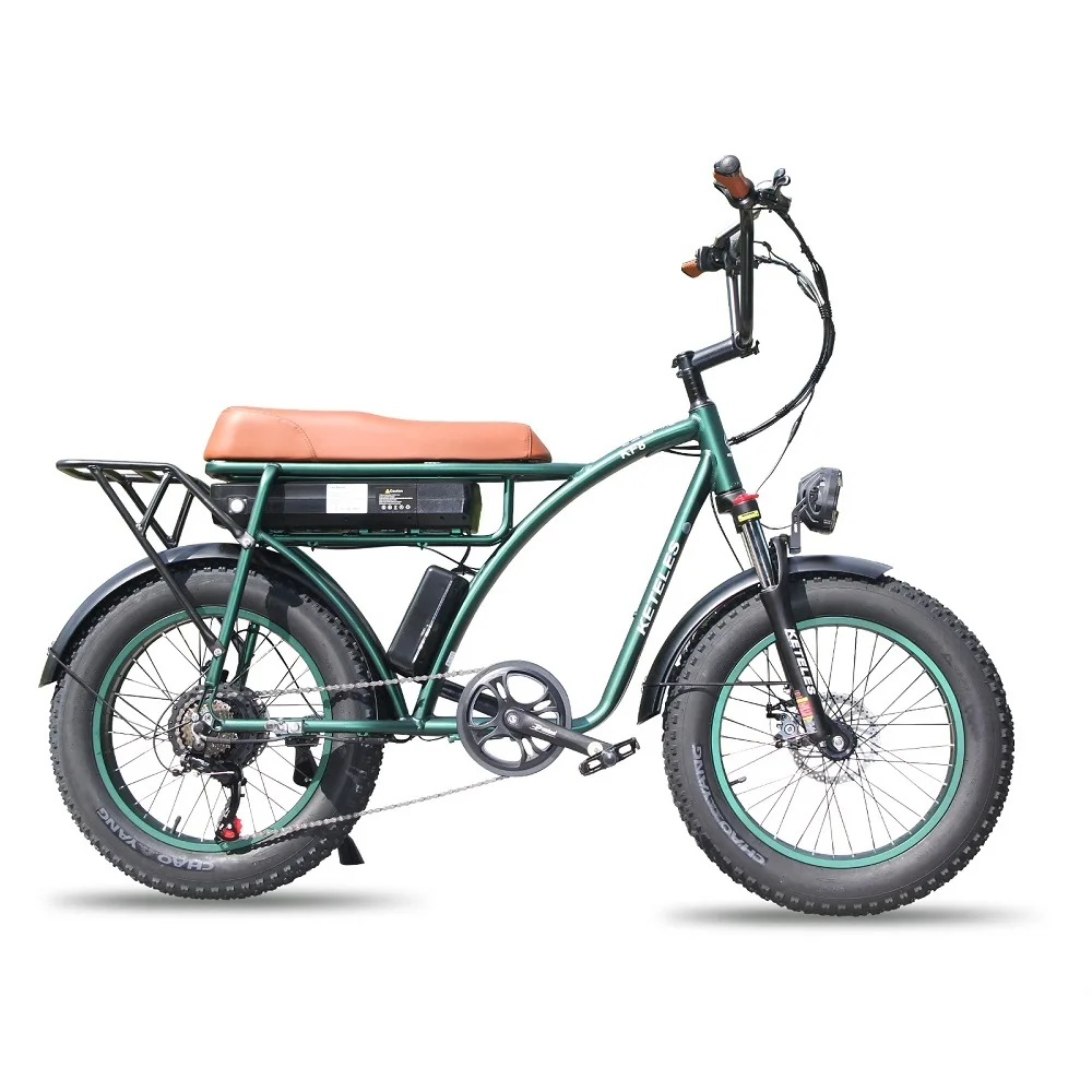 

1000w 2000w China Multifunctional E-Bike KETELES KF8 48V 23Ah Lithium Battery 20 Inch Fat Tire Electric Hybrid Bike