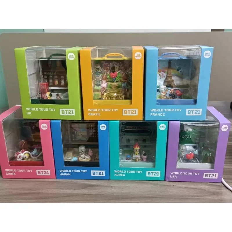 bt21 TATA フィギュアセット Amazon.com: BT21 Figure Baby Tata 2021 ver with me Buddy