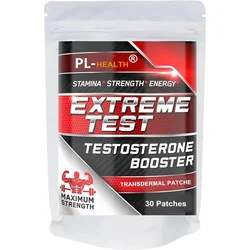 Testosterone Booster Transdermal Patches for Men - Test Booster for Stamina, Endurance & Strength 30 Patches One Month Supply