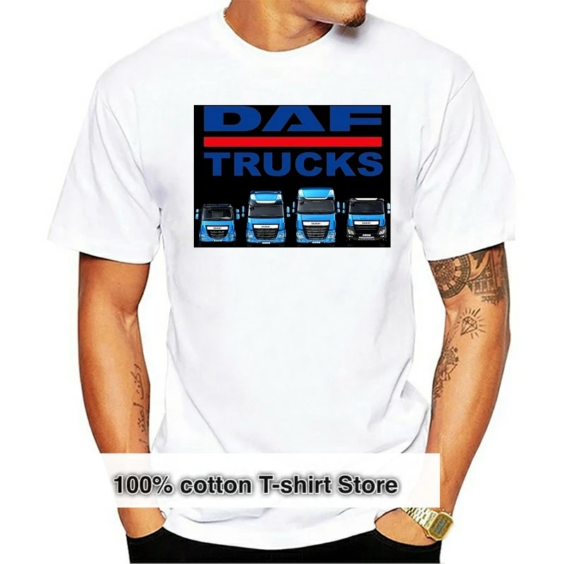 Daf Camion Camion Autocarro Lkw Camion T-Shirt Per Uomo Donna Tshirt