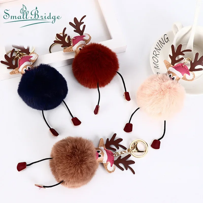 Silbato de peluche con forma de alce para perros pequeños, de colores