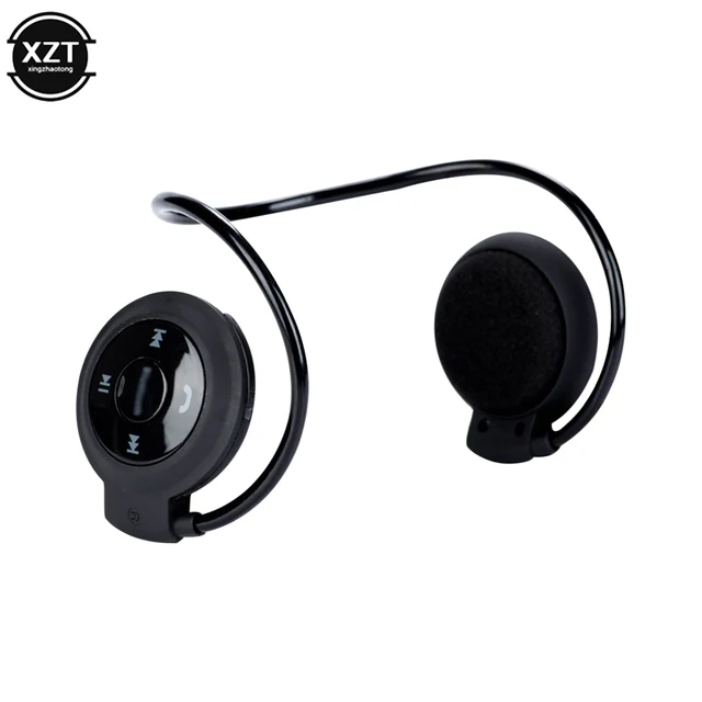 Cuffie sportive wireless compatibili con Bluetooth Auricolari stereo Lettore musicale Mp3 Auricolare Slot per scheda Micro SD Microfono vivavoce 3