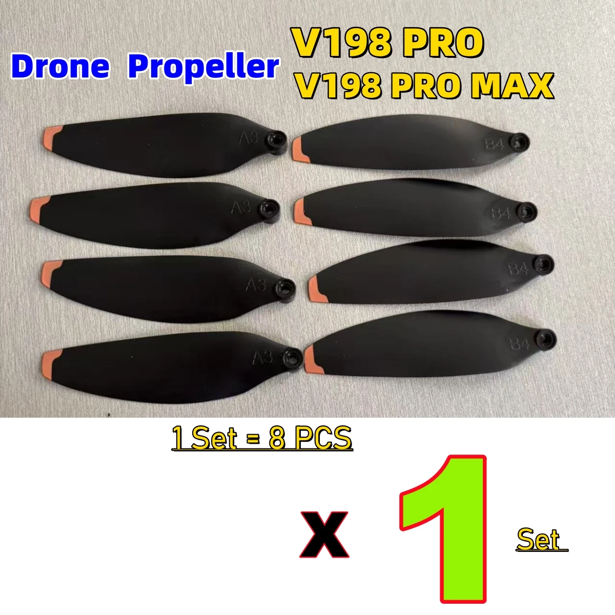 Drone Propeller JHD V198 PRO for Original V198 Pro MAX Drone Spare Paddle Pro MAX Replacement Blade drone propeller,drone propellers,drone propeller blades,propeller replacement parts