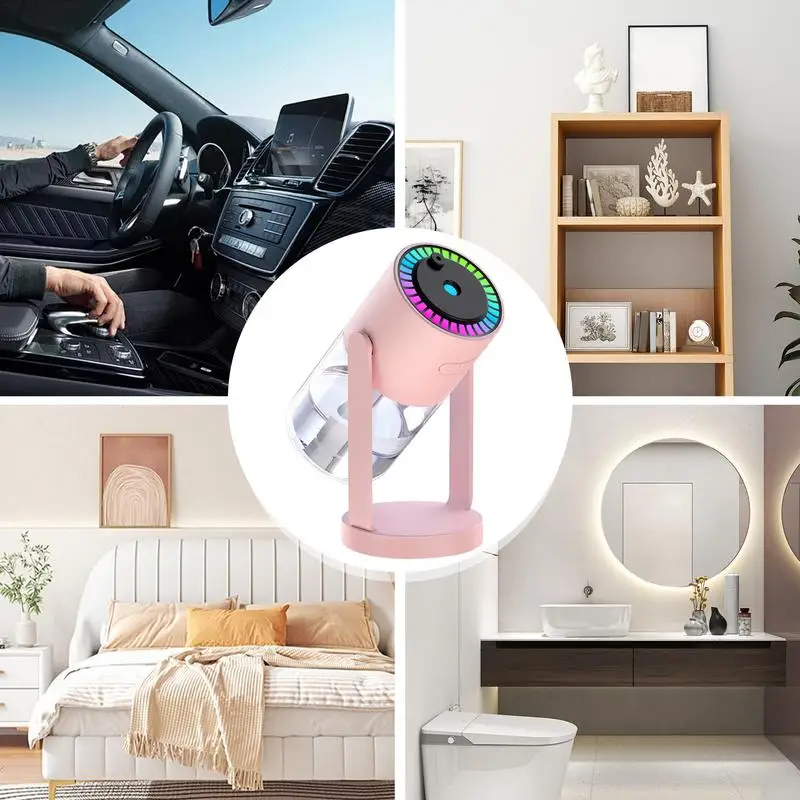 Star Projector With Humidifier Nightlight Comforting Humidifier Quiet Air Oil Diffuser Convenient Stylish Nightlight