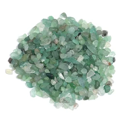 Natural Crystal Gravel Stones | Mixed Gemstones for Reiki, Ore Samples, and Aquarium Decor | 100g (Green Aventurine)