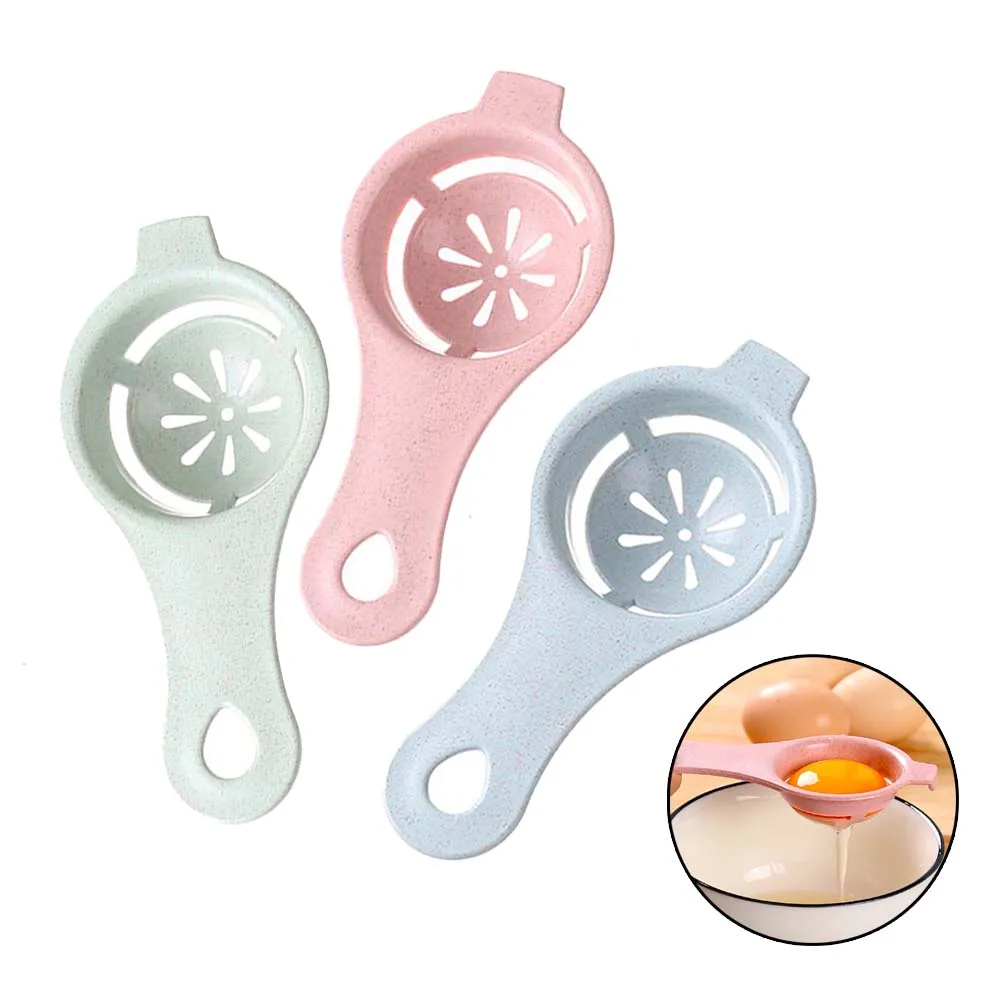 Egg Yolk Separator egg separator Plastic For Household Eggs Tool Separates Sieve Cooking Baking Kitchen Accessories