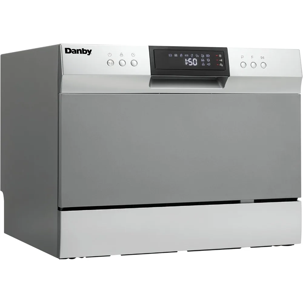 Countertop Dishwasher with 6 place Settings and Silverware Basket, LED Display, Energy Star 2