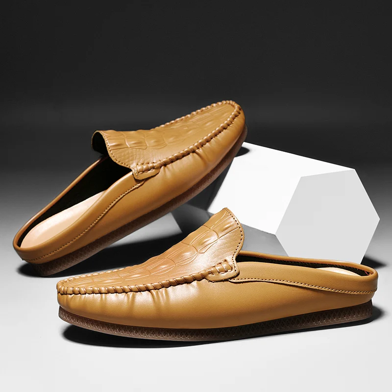 Summer New Business Leisure Outdoor Sports Soft Sole Comfortable Fashion Loafer Muller Men's Shoes