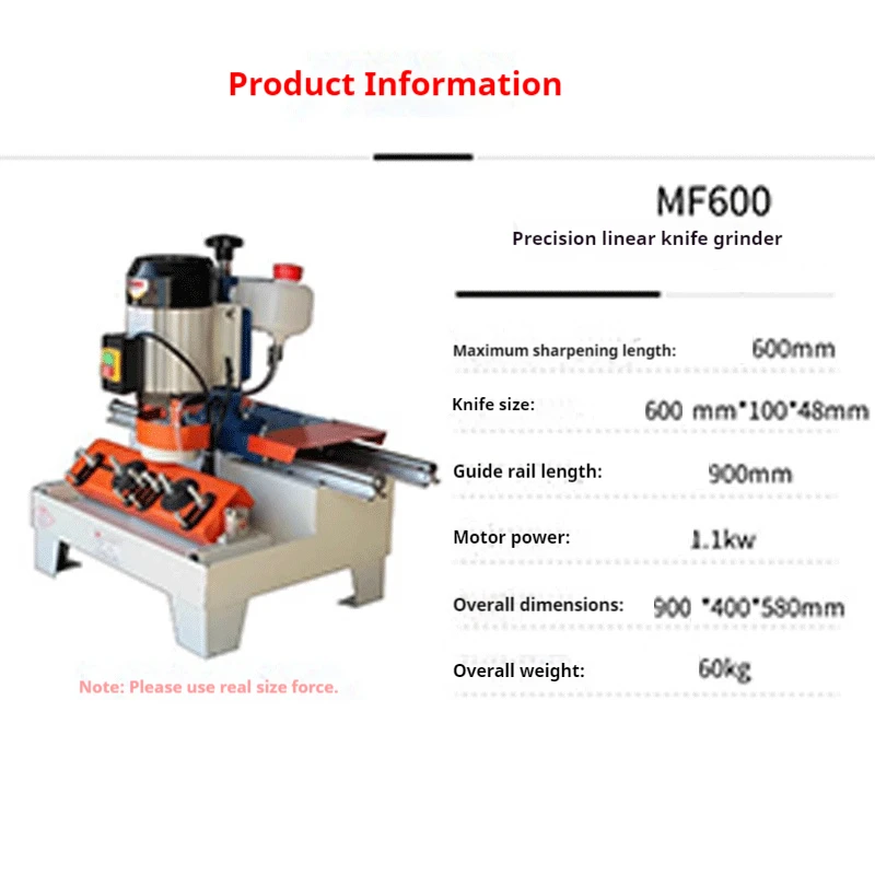 Woodworking Universal Sharpening Machine High Precision Linear Electric Knife Sharpener Small Horizontal Grinding Planer 2