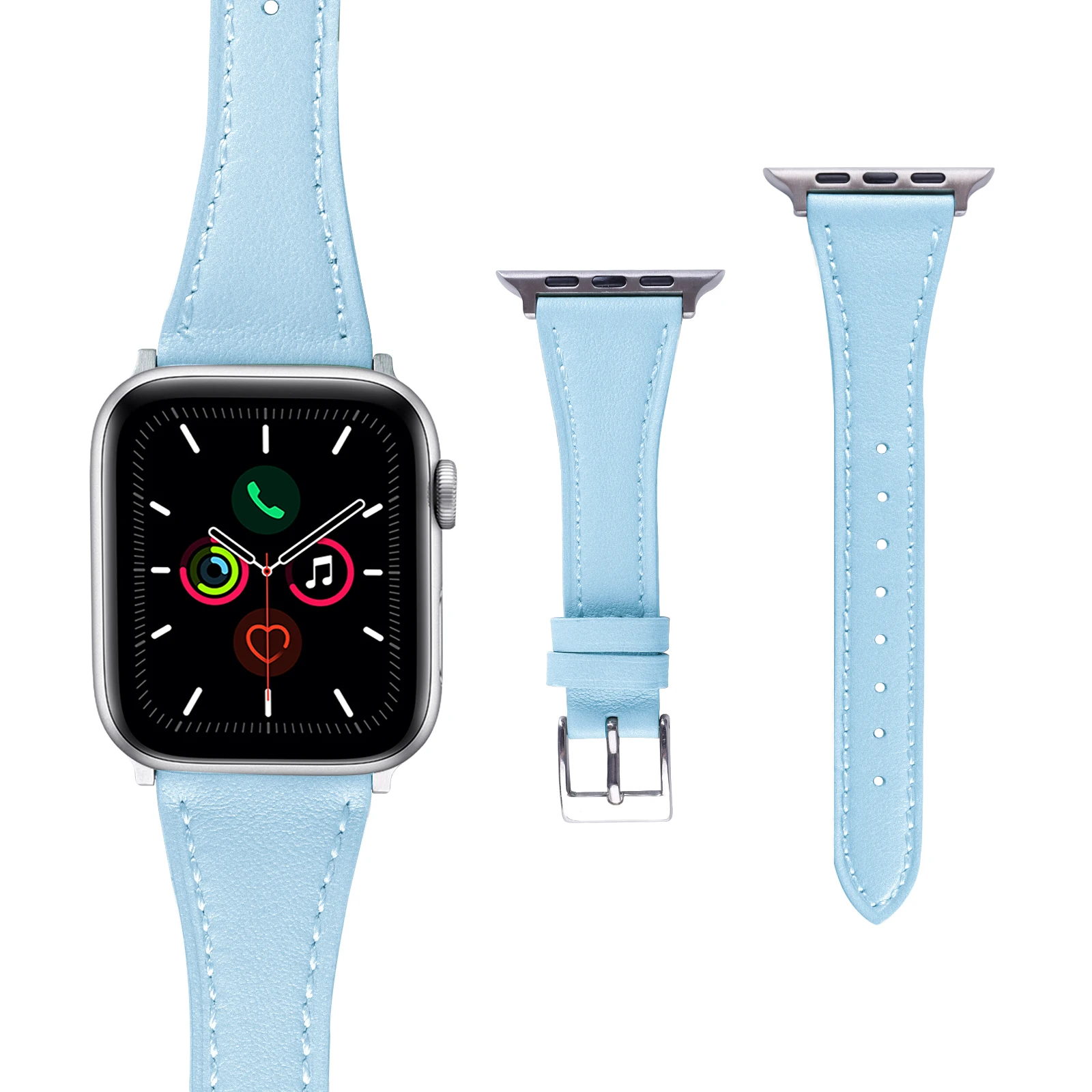 Women's Leather Loop Watch Band