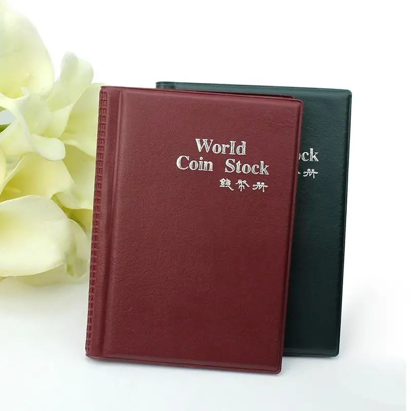 1Pc Money Organizer Album Per 120 Tasche Portamonete Album Per Banconote Penny Storage Bag Collection Book For Collection