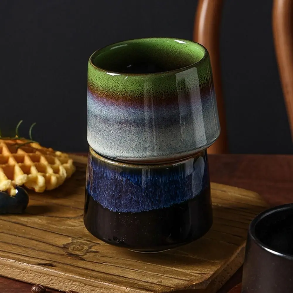 Ceramic Japanese Matcha Tea Cup Food Grade Smooth Matcha Bowl Large Capacity Reusable Green Tea Maker Cup for Art