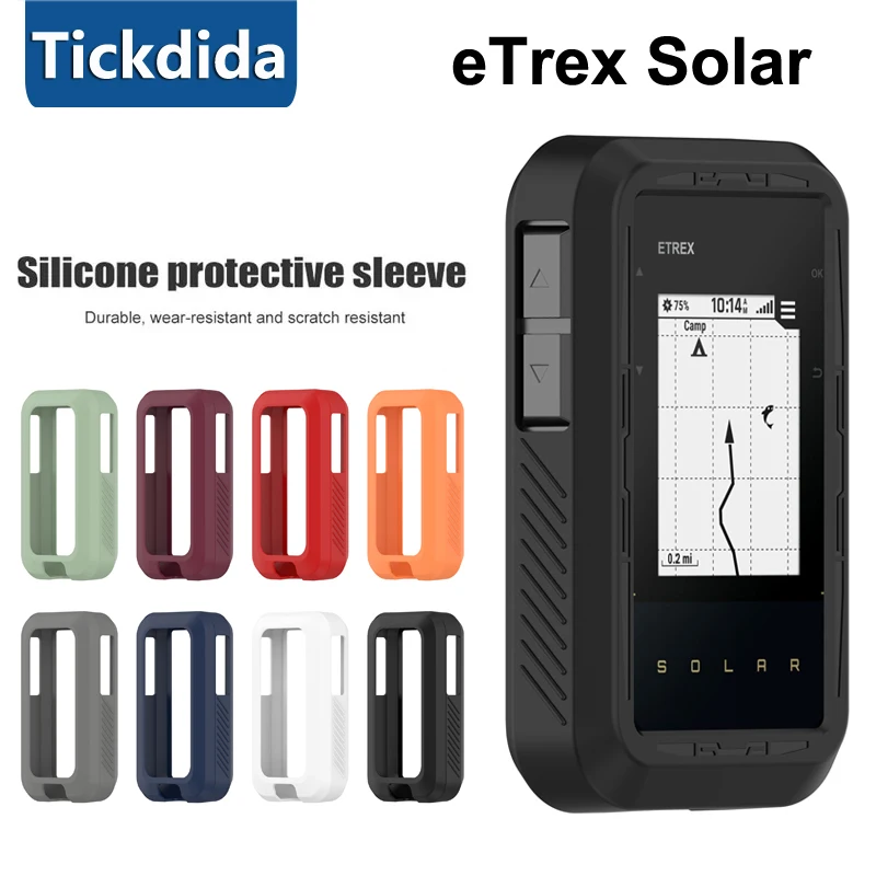 Silicone Case Protective Cover Shell for Garmin eTrex Solar GPS Bike Computer Anti-Scratch Provides Excellent Protection