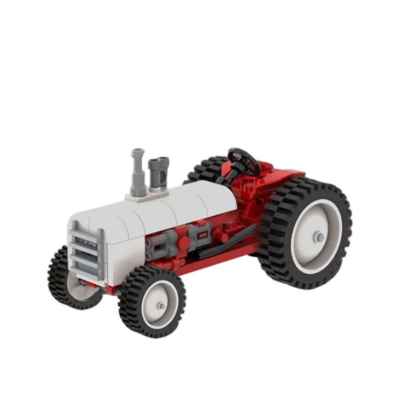 

MOC маленький винтажный трактор скоростные чемпионы Супер Автомобили строительные блоки кирпичи Набор детских игрушек подарки для мальчиков и девочек