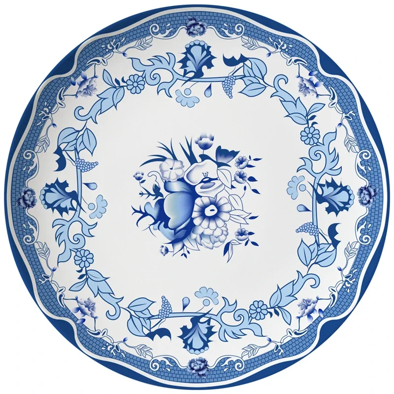 Blue And White Porcelain Style Ceramic Plate,Fish Tray, , Cup And Saucer Set, Mug, Coffee Pot, Milk Jar, Tableware, Rice Bowl